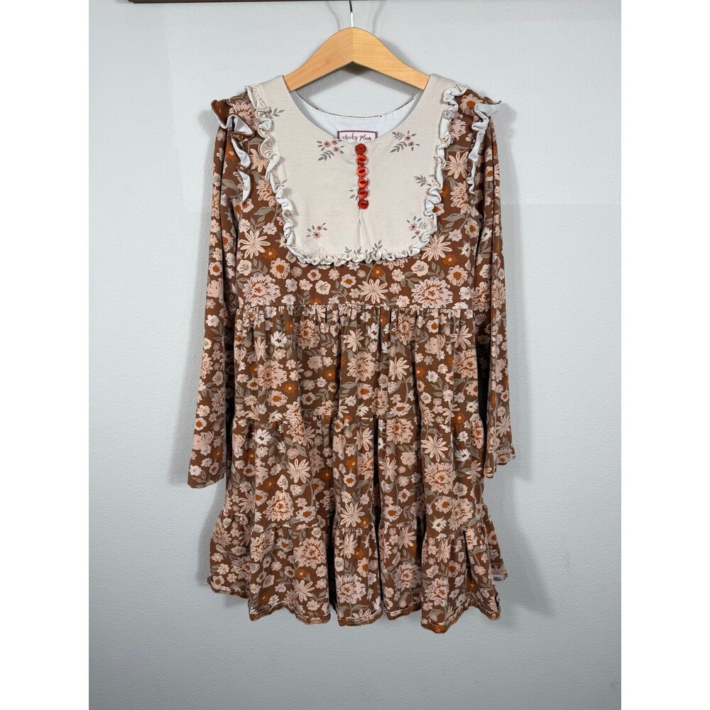 Cheeky Plum Floral Long Sleeve Dress size 12